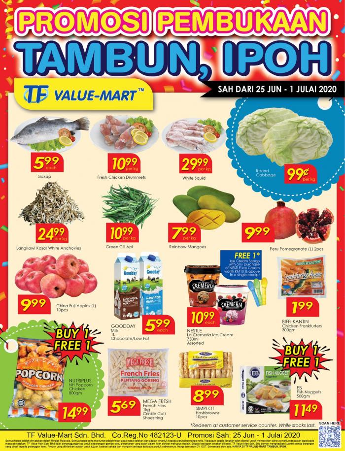 TF Value-Mart Tambun Ipoh Opening Promotion (25 June 2020 - 1 July 2020)