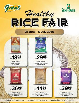 Giant Sunflower Healthy Rice Fair Promotion (25 June 2020 - 12 July 2020)