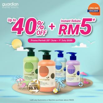 Guardian Summerie Promotion Up To 40% OFF (25 Jun 2020 - 1 Jul 2020)