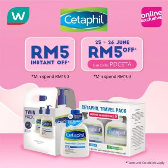 Watsons Cetaphil PayDay Wellness Fair Promotion Up To 45% OFF (25 Jun 2020 - 26 Jun 2020)