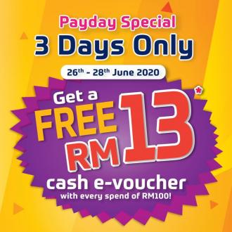 Cosway Payday Special Promotion FREE RM13 Cash e-Voucher (26 June 2020 - 28 June 2020)
