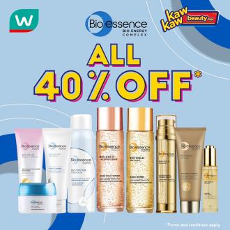 Watsons Bio-Essence Sale 40% OFF (25 June 2020 - 29 June 2020)