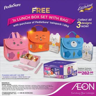 AEON Pediasure Promotion FREE Lunchbox Set or Multipurpose Learning Block Table (valid until 1 July 2020)