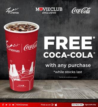 TGV MovieClub Members FREE Coca-Cola Promotion (1 Jul 2020 - 31 Jul 2020)