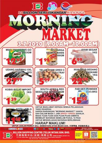 BILLION Seri Iskandar Morning Market Promotion (3 July 2020)