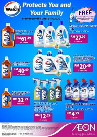 AEON Walch Products Promotion (valid until 31 Jul 2020)