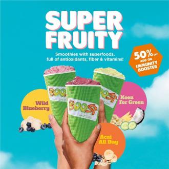 Boost Juice Bars Super Fruity Promotion