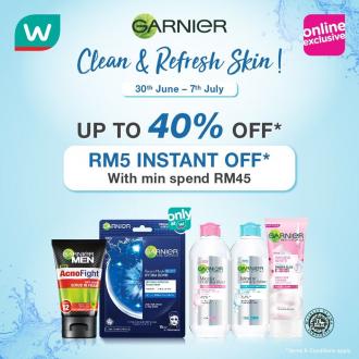 Watsons Garnier Sale Up To 40% OFF & RM16 Promo Code (30 Jun 2020 - 7 Jul 2020)