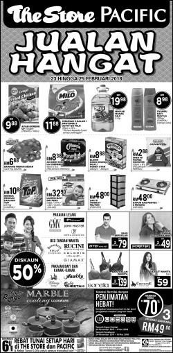 The Store and Pacific Hypermarket Chinese New Year Promotion (23 February 2018 - 25 February 2018)