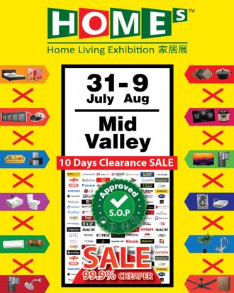 Home Living Exhibition 10 Days Clearance Sale at Mid Valley (31 Jul 2020 - 9 Aug 2020)