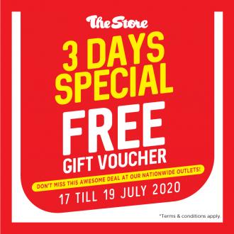 The Store Free Voucher Promotion (17 July 2020 - 19 July 2020)