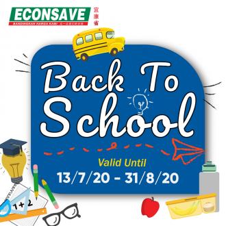 Econsave Back To School Promotion (13 July 2020 - 31 August 2020)