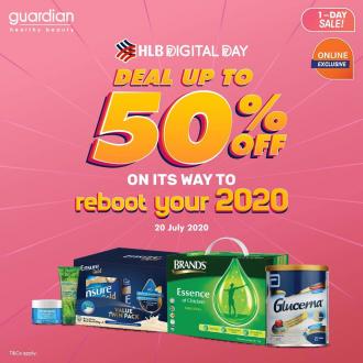 Guardian HLB Digital Day Online Sale Deal Up To 50% OFF (20 Jul 2020)