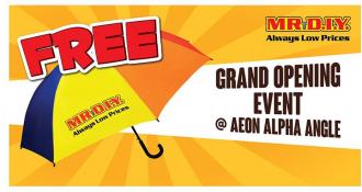 MR DIY AEON Alpha Angle Opening Promotion (25 July 2020 - 26 July 2020)