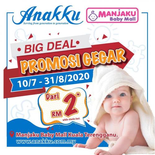 Manjaku Kuala Terengganu Anakku Big Deal Promotion (10 July 2020 - 31 August 2020)