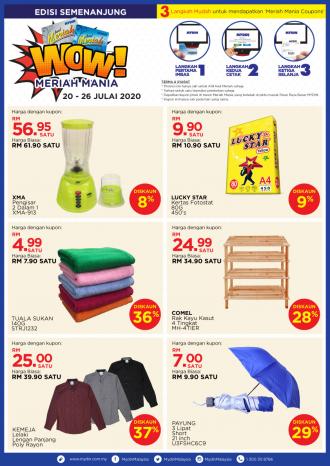 MYDIN Meriah Mania Coupons Promotion (20 Jul 2020 - 26 Jul 2020)