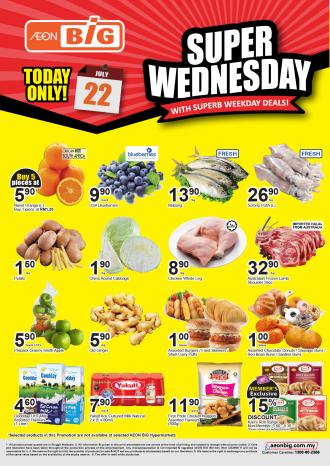 AEON BiG Super Wednesday Deals Promotion (22 July 2020)