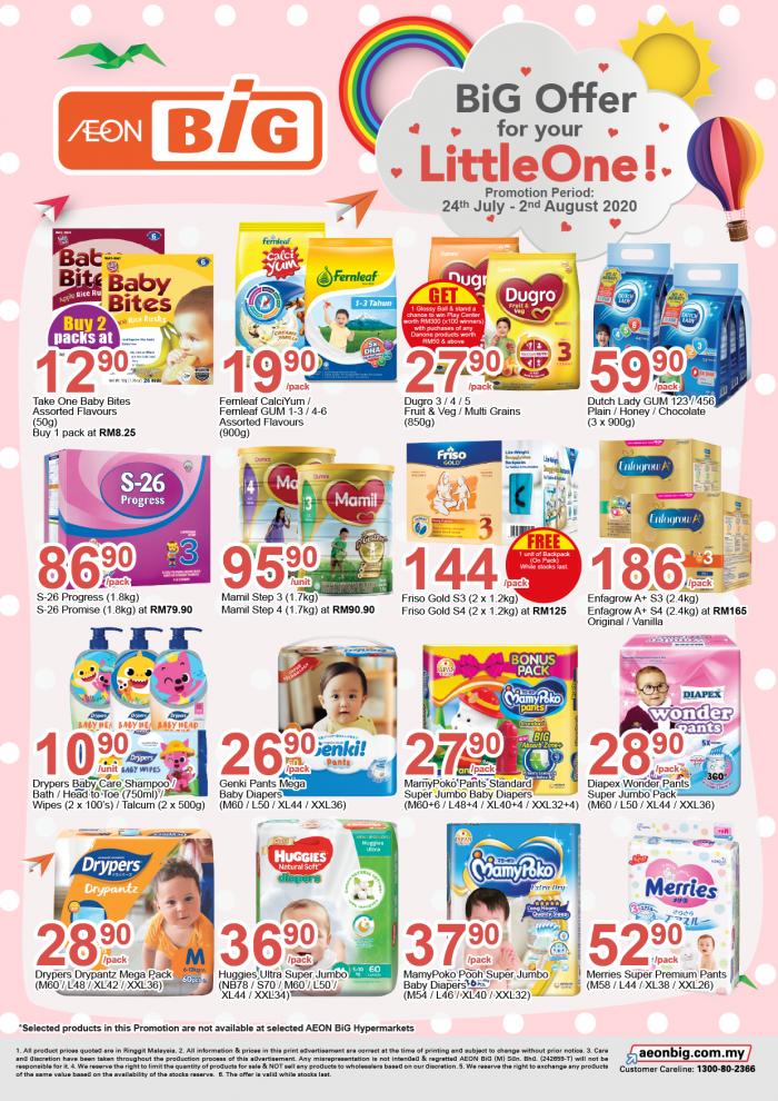AEON BiG Baby Fair Promotion (24 July 2020 - 2 August 2020)