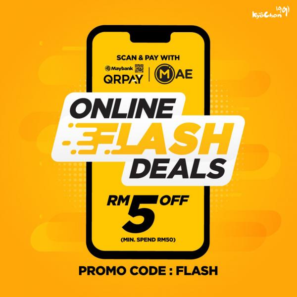 KyoChon RM5 OFF Promotion With Maybank QRPay (25 July 2020 - 31 July 2020)