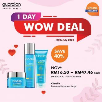 Guardian Clinelle Pureswiss Hydracalm & Oral-B Mouth Rinse Online Promotion (25 July 2020)