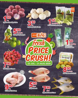 AEON BiG Fresh Price Crush Promotion (23 Jul 2020 - 31 Aug 2020)