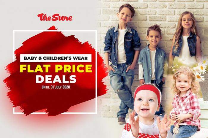 The Store Baby & Children's Wear Flat Price Deals Promotion (valid until 31 July 2020)