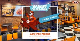 A&W Ipoh Parade Opening Promotion FREE Rooty Luggage Tag