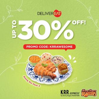 Kenny Rogers Roasters Up To 30% OFF Promo Code Promotion on DeliverEat (valid until 6 Aug 2020)