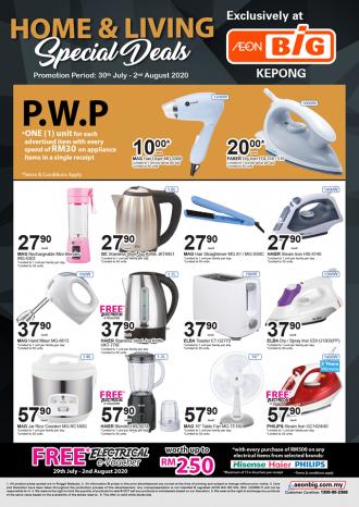 AEON BiG Kepong Home & Living Promotion (30 Jul 2020 - 2 Aug 2020)