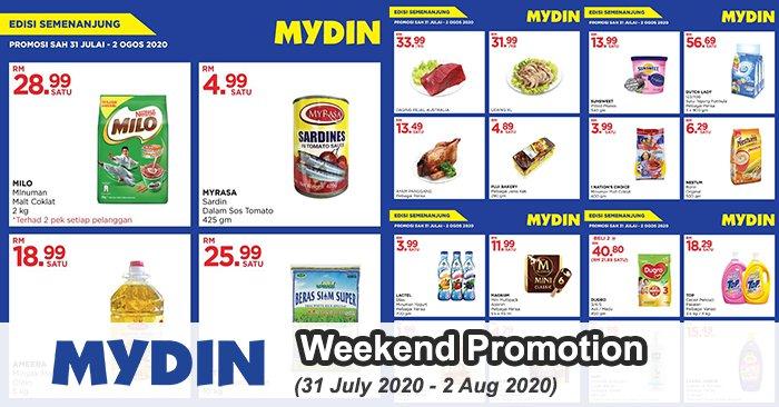 MYDIN Weekend Promotion (31 Jul 2020 - 2 Aug 2020)