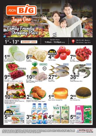 AEON BiG Jaya One Opening Promotion (1 Aug 2020 - 13 Aug 2020)