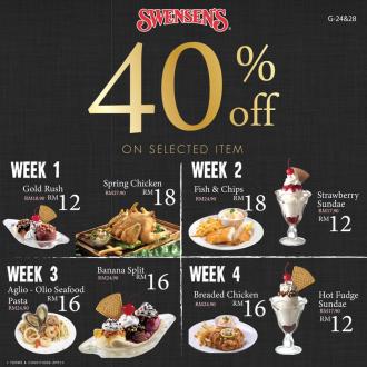 Swensen's Weekly Promotion 40% OFF