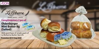 AEON La Boheme FREE Oldenburger Mini Butter Promotion (valid until 31 August 2020)