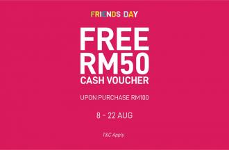 YFS Concept Store & Colegacy Concept Store Friends Day Sale FREE RM50 Cash Voucher (8 August 2020 - 22 August 2020)