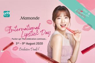 Watsons Mamonde International Lipstick Day Sale (3 August 2020 - 9 August 2020)