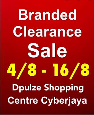 Branded Clearance Sale at Dpulze Shopping Centre Cyberjaya (4 August 2020 - 16 August 2020)