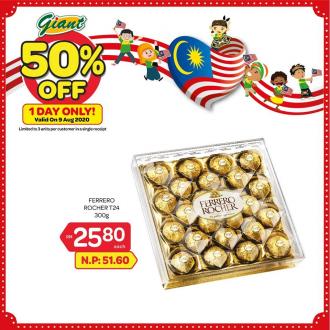 Giant Ferrero Rocher 50% OFF Promotion (9 August 2020)