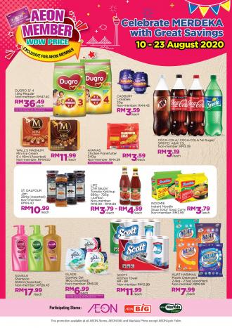 AEON Member Wow Price Promotion (10 August 2020 - 23 August 2020)