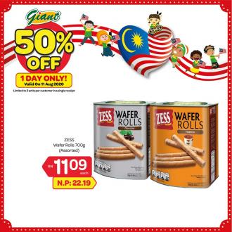 Giant Zess Wafer Rolls 50% OFF Promotion (11 August 2020)