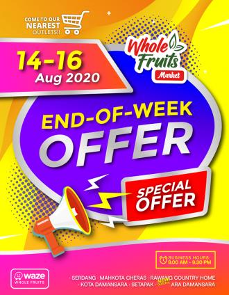 Whole Fruits Market Weekend Promotion (14 August 2020 - 16 August 2020)