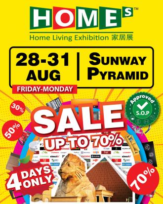 Home Living Exhibition Sale Up To 70% OFF at Sunway Pyramid (28 Aug 2020 - 31 Aug 2020)
