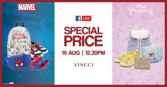 Padini Vincci Facebook Live Special Price Sale (19 August 2020)