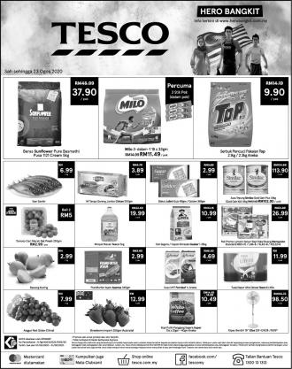 Tesco Weekend Promotion (21 August 2020 - 23 August 2020)