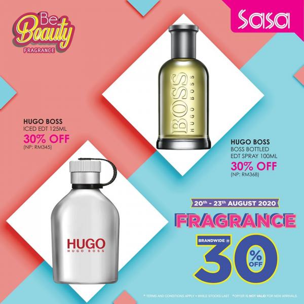 Sasa Fragrance 30% OFF Sale (20 August 2020 - 23 August 2020)