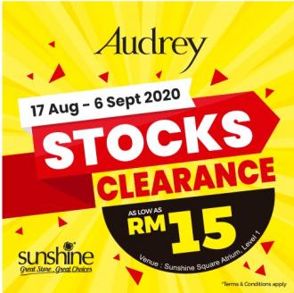 Audrey Lingerie Stock Clearance Sale at Sunshine Square (17 August 2020 - 6 September 2020)
