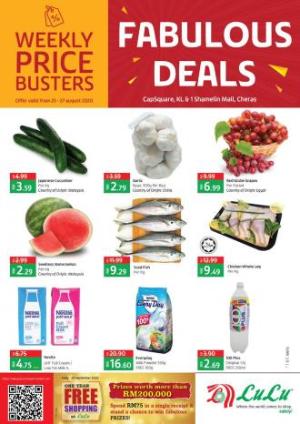 LuLu Hypermarket Fabulous Deals Promotion (25 August 2020 - 27 August 2020)