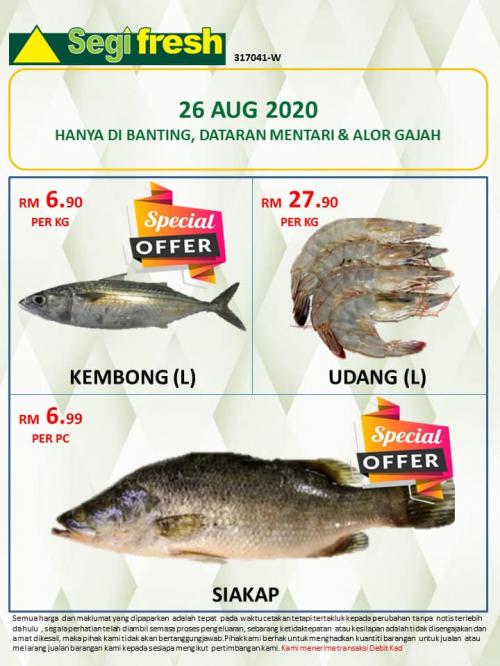 Segi Fresh Promotion (26 August 2020)