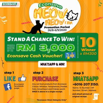Econsave Meow Meow Fair Promotion (26 August 2020 - 6 September 2020)
