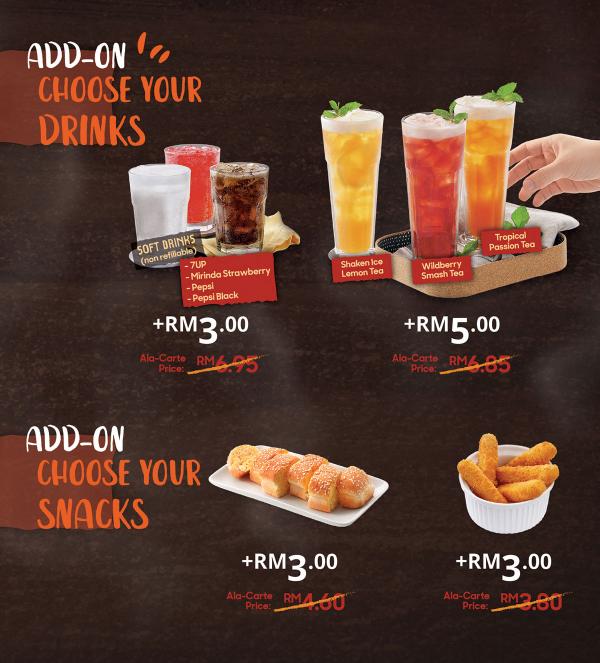 Pizza Hut Personal Pizza + Mustroom Soup @ RM9.90 Promotion