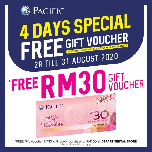 Pacific Hypermarket Free Voucher Promotion (28 August 2020 - 31 August 2020)
